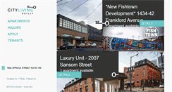 Desktop Screenshot of citylivingphilly.com