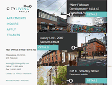 Tablet Screenshot of citylivingphilly.com